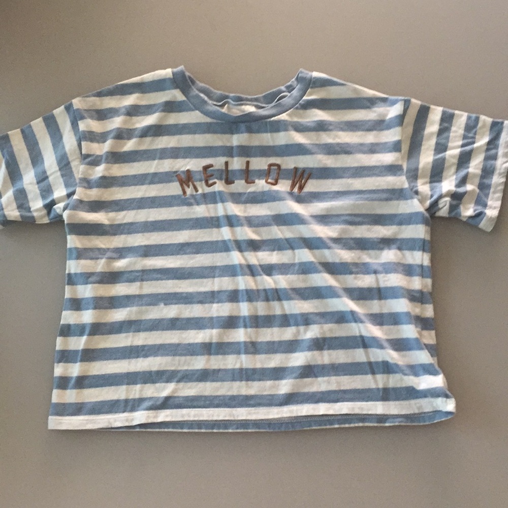 Striped and Embroidered American Eagle Shirt
